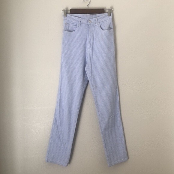 Lot of 2 Faded Glory Missy Size 4 Checkered Pants - Picture 6 of 10